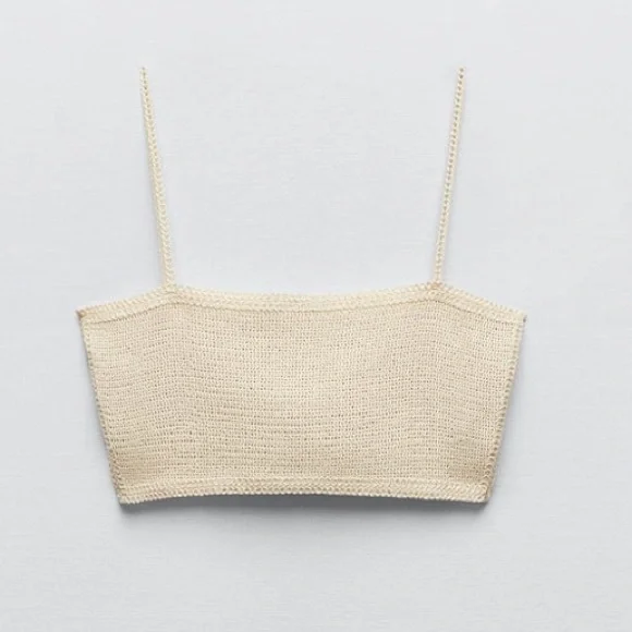 Zara crochet crop top - Picture 10 of 11